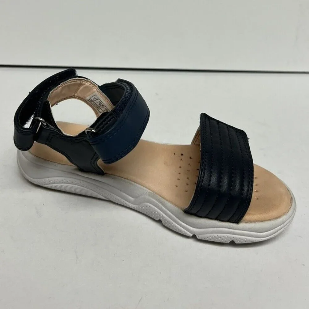 Geox Little Kids' Deaphne 2 Sandals Blue, Girls' Size EU32 M US1